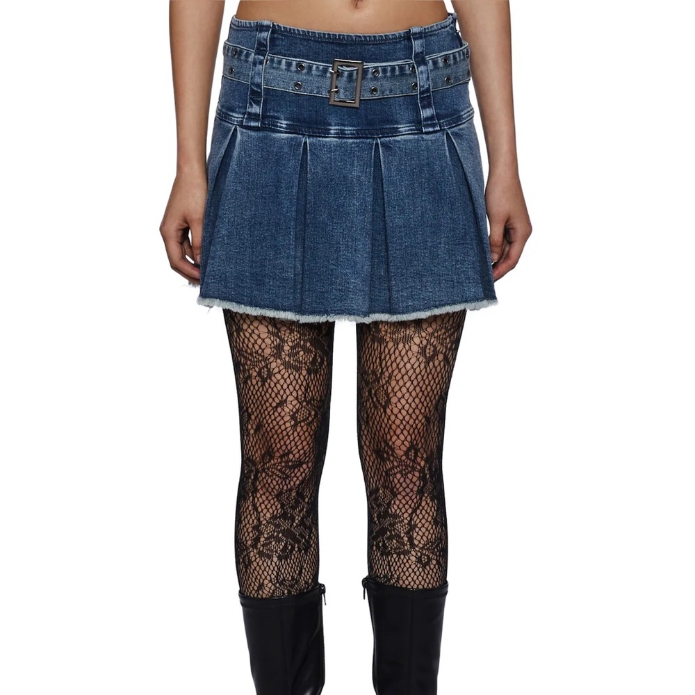 Dolls Kill Delia’s CAR RADIO SONG MINI SKIRT